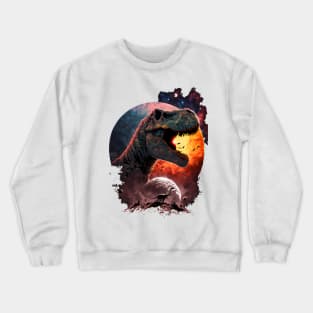 Dinosaurs in Space #1 Crewneck Sweatshirt